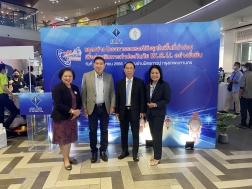 กองทุนประกันวินาศภัย เข้าร่วมงานแถลงข่าวเปิด “โครงการรณรงค์เชิงรุกในพื้นที่นำร่องเพื่อส่งเสริมการจัดทำประกันภัย พ.ร.บ. อย่างยั่งยืน” ณ ลานกิจกรรม ชั้น G สามย่านมิตรทาวน์ กรุงเทพมหานคร