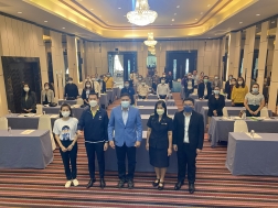 กองทุนประกันวินาศภัย เข้าร่วมงานบรรยายในหลักสูตรเพื่อขอต่ออายุใบอนุญาตเป็นตัวแทน / นายหน้าประกันภัย ครั้งที่ 4 ประจำปี 2565 ณ โรงแรมแกรนฮิลล์ รีสอร์ท แอนด์ สปา อำเภอเมือง จังหวัดนครสวรรค์