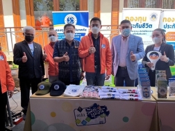 กองทุนประกันวินาศภัย เข้าร่วมงานแถลงเปิดตัวโครงการ “คปภ. เพื่อชุมชน” ปี 6 จังหวัดนครปฐม